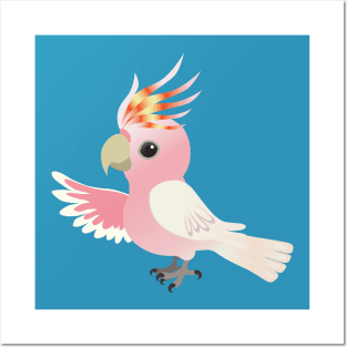 Cute Major Mitchell's cockatoo Posters and Art